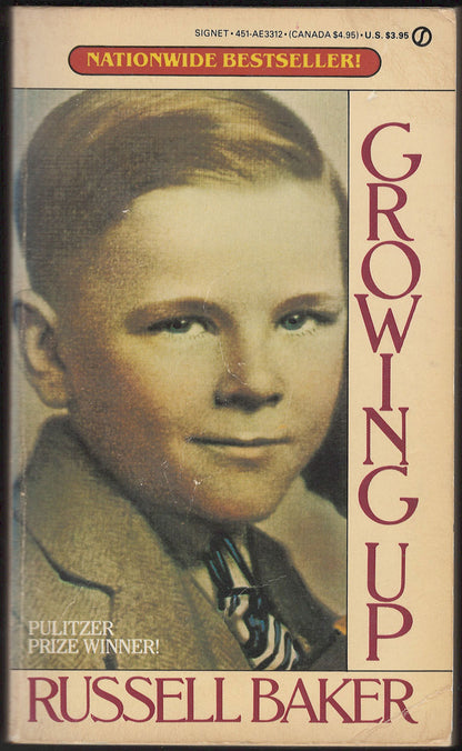 Growing Up by Russell Baker front cover