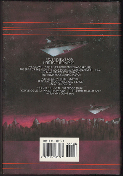 Dark Force Rising by Timothy Zahn back cover