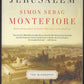 Front cover of Jerusalem by Simon Sebag Montefiore with a vintage cityscape.