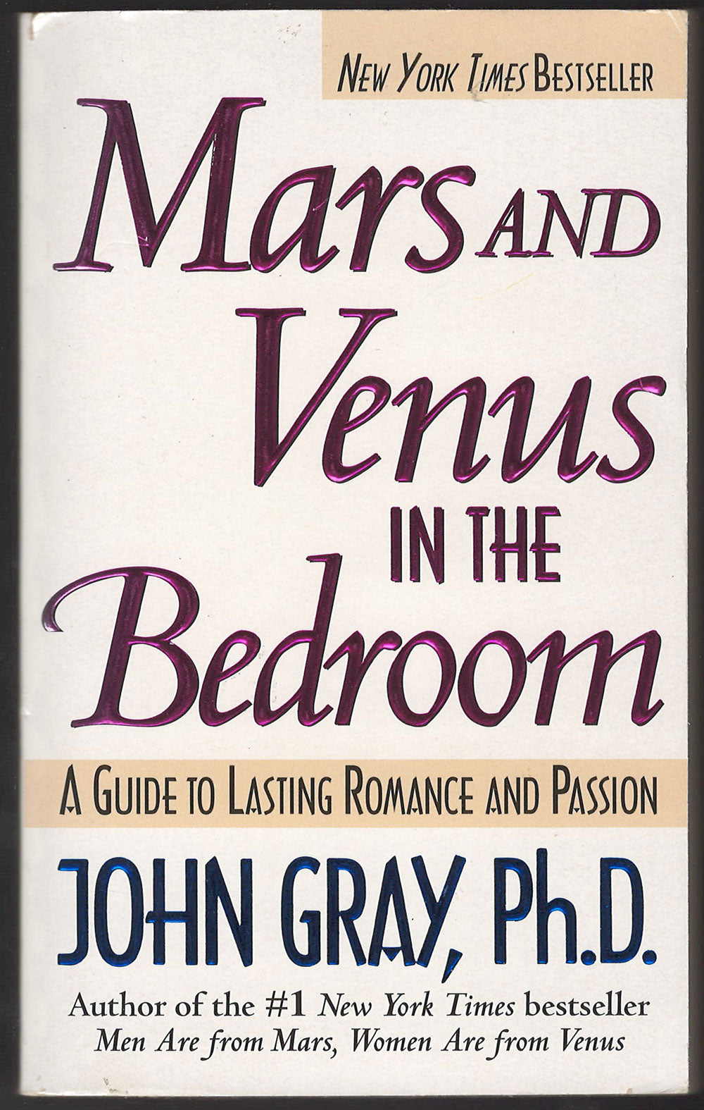 Mars and Venus in the Bedroom by John Gray front cover