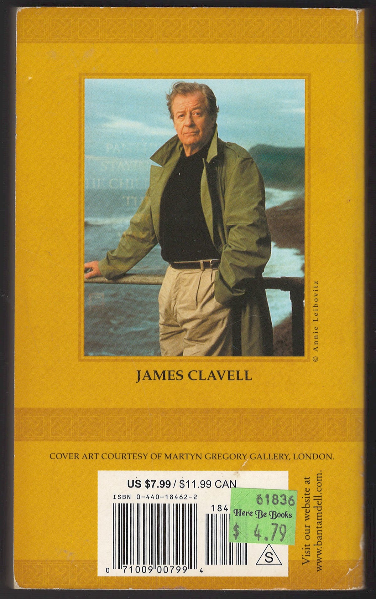 Tai-Pan by James Clavell back cover