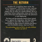The Return by William Shatner, Judith Reeves-Stevens, Garfield Reeves-Stevens back cover