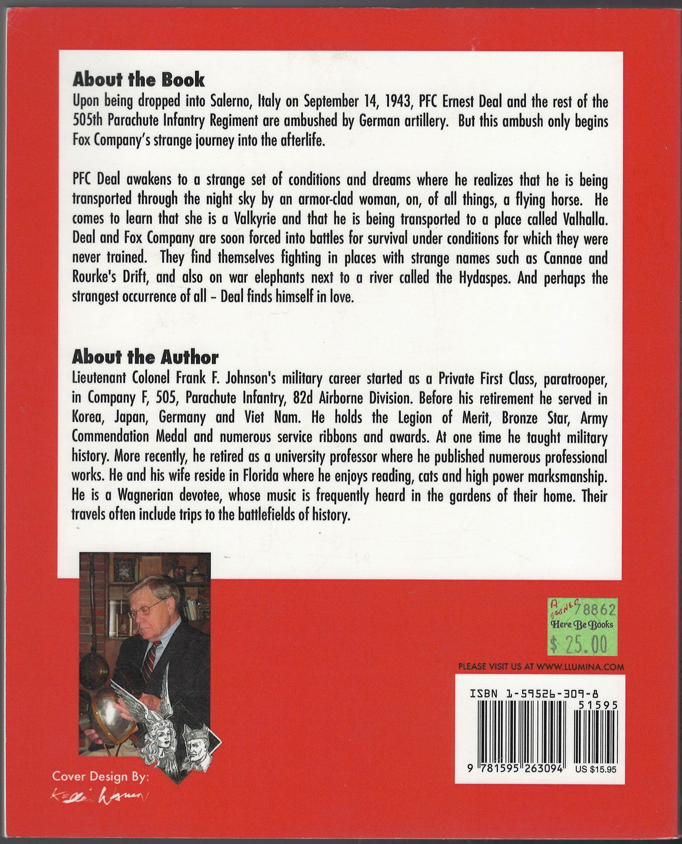 Twice Departed by Frank Johnson back cover