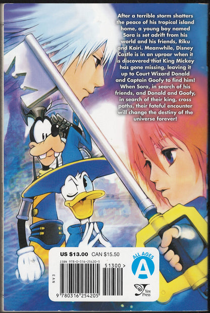 Kingdom Hearts Final Mix #1 by Shiro Amano back cover
