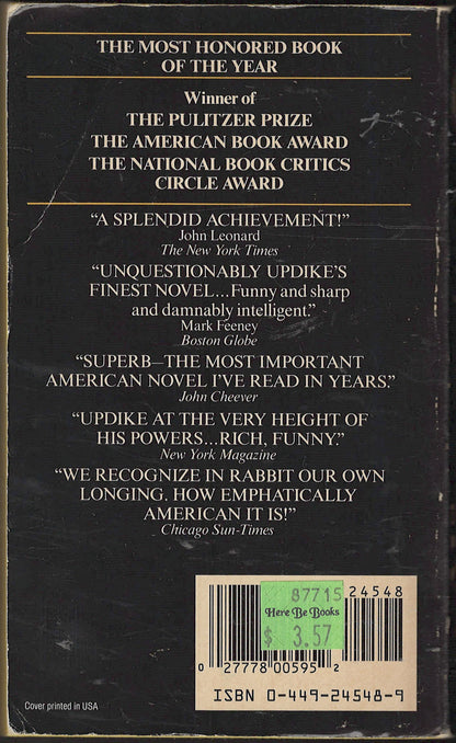 Rabbit Is Rich by John Updike back cover