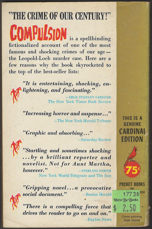 Compulsion by Meyer Levin back cover