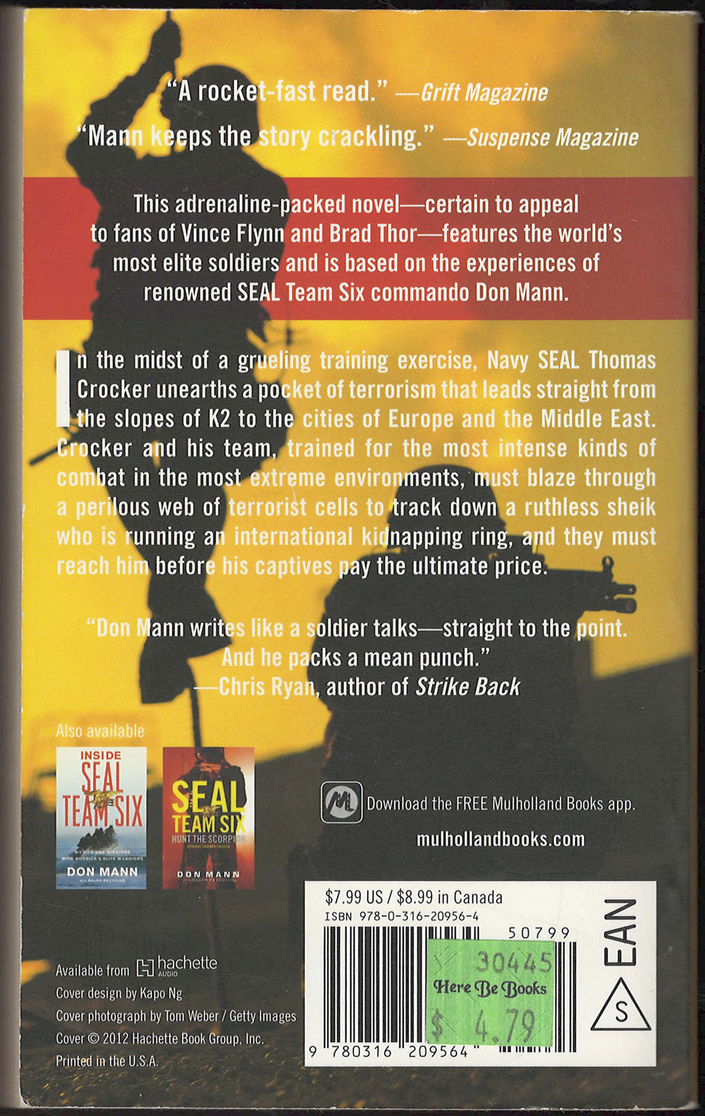 Seal Team Six: Hunt the Wolf by Don Mann and Ralph Pezzullo back cover