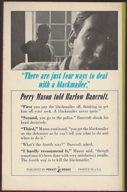 The Case of the Stepdaughter's Secret by Erle Stanley Gardner back cover
