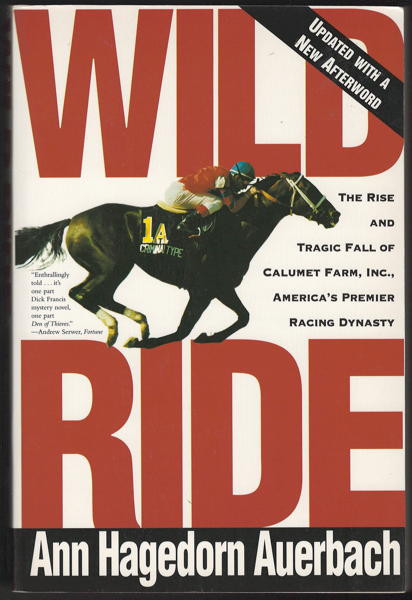 Wild Ride by Ann Hagedorn front cover