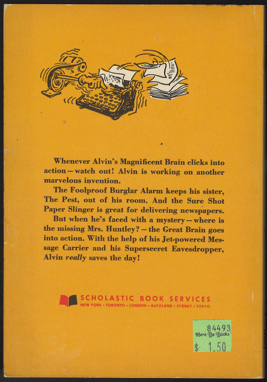 The Marvelous Inventions of Alvin Fernald by Clifford Hicks back cover