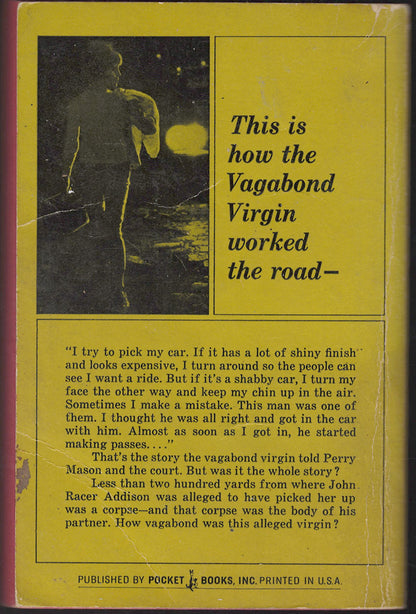 The Case of the Vagabond Virgin by Erle Stanley Gardner back cover