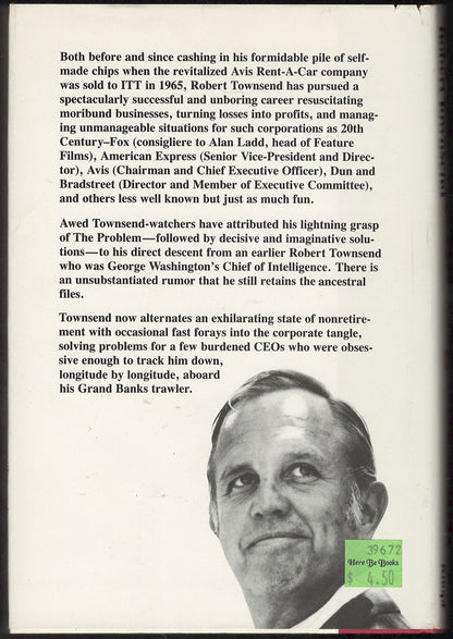 Further Up the Organization by Robert Townsend back cover