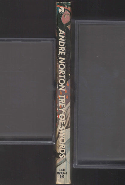 Trey of Swords by Andre Norton spine