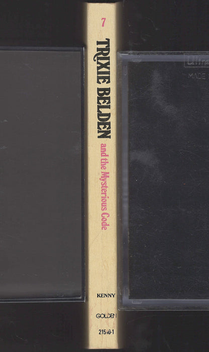 Trixie Belden #7 The Mysterious Code spine