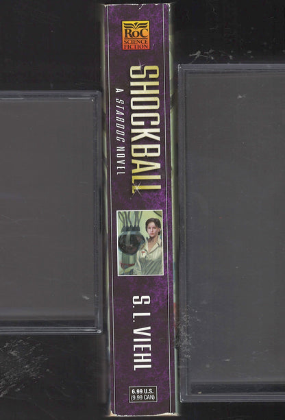 Shockball by S. L. Viehl spine