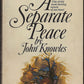 A Separate Peace by John Knowles front cover