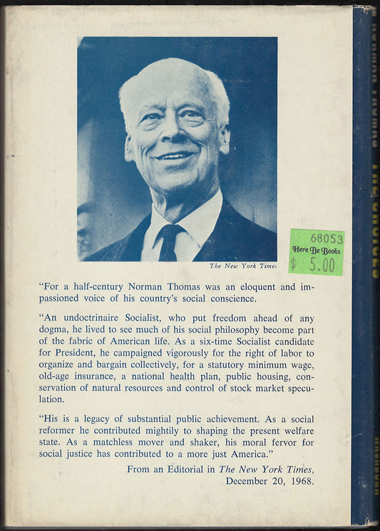 The Choices by Norman Thomas back cover