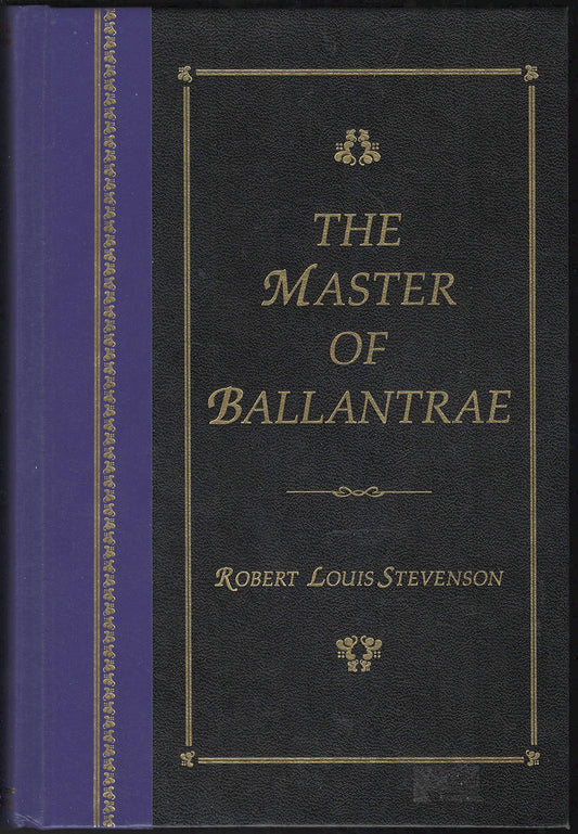Front cover of The Master of Ballantrae by Robert Louis Stevenson with a purple spine.