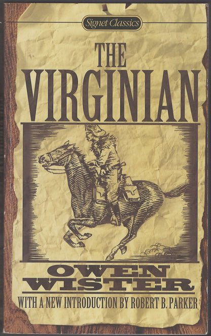 The Virginian by Owen Wister front cover