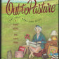 Front cover of Out to Pasture with a woman sitting in a field surrounded by her belongings.
