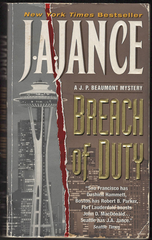 Breach of Duty by J. A. Jance front cover