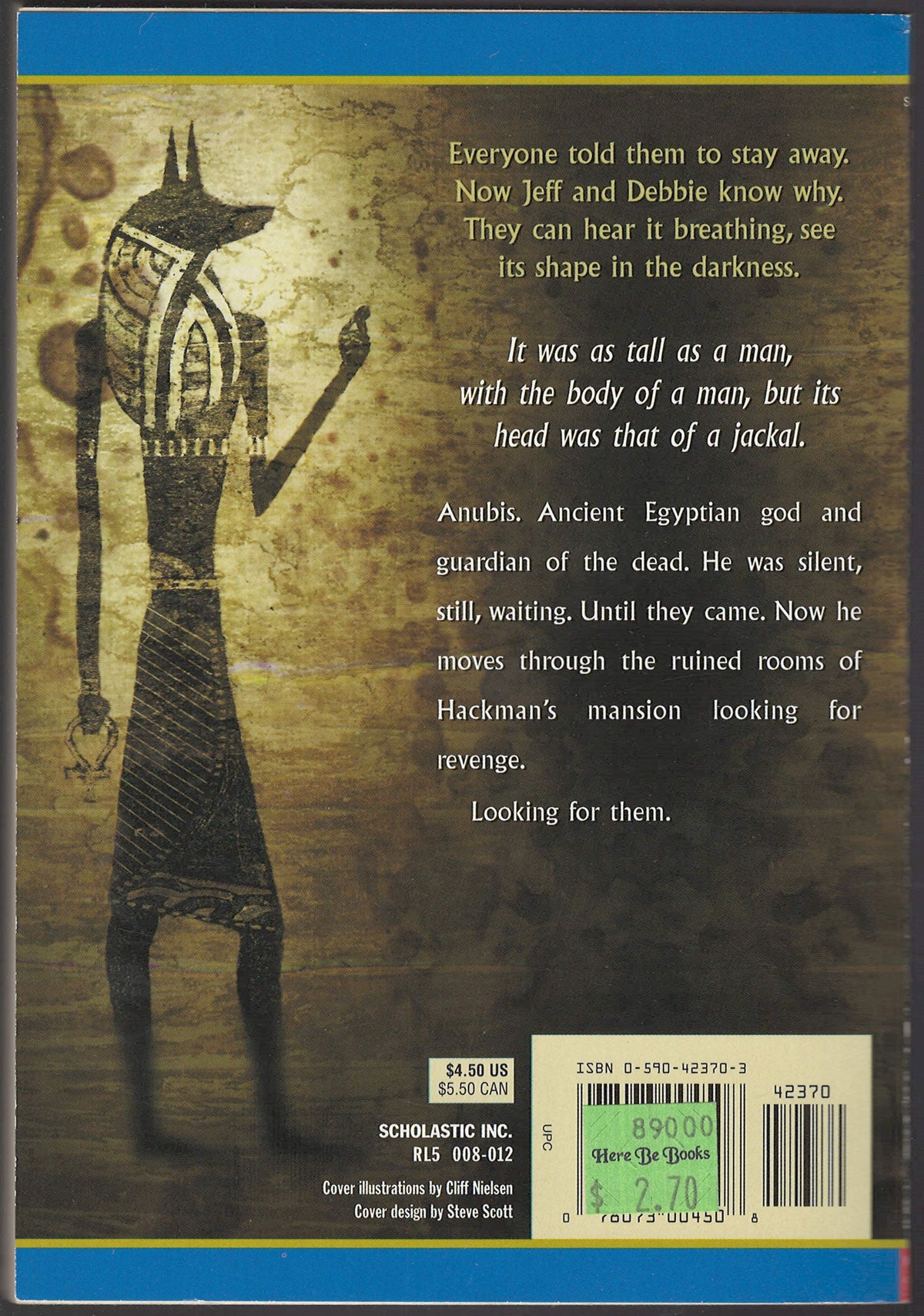 The House On Hackman's Hill by Joan Lowery Nixon back cover