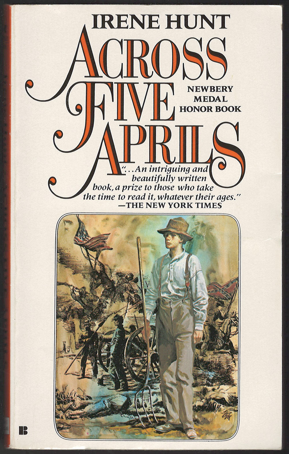 Across Five Aprils by Irene Hunt front cover