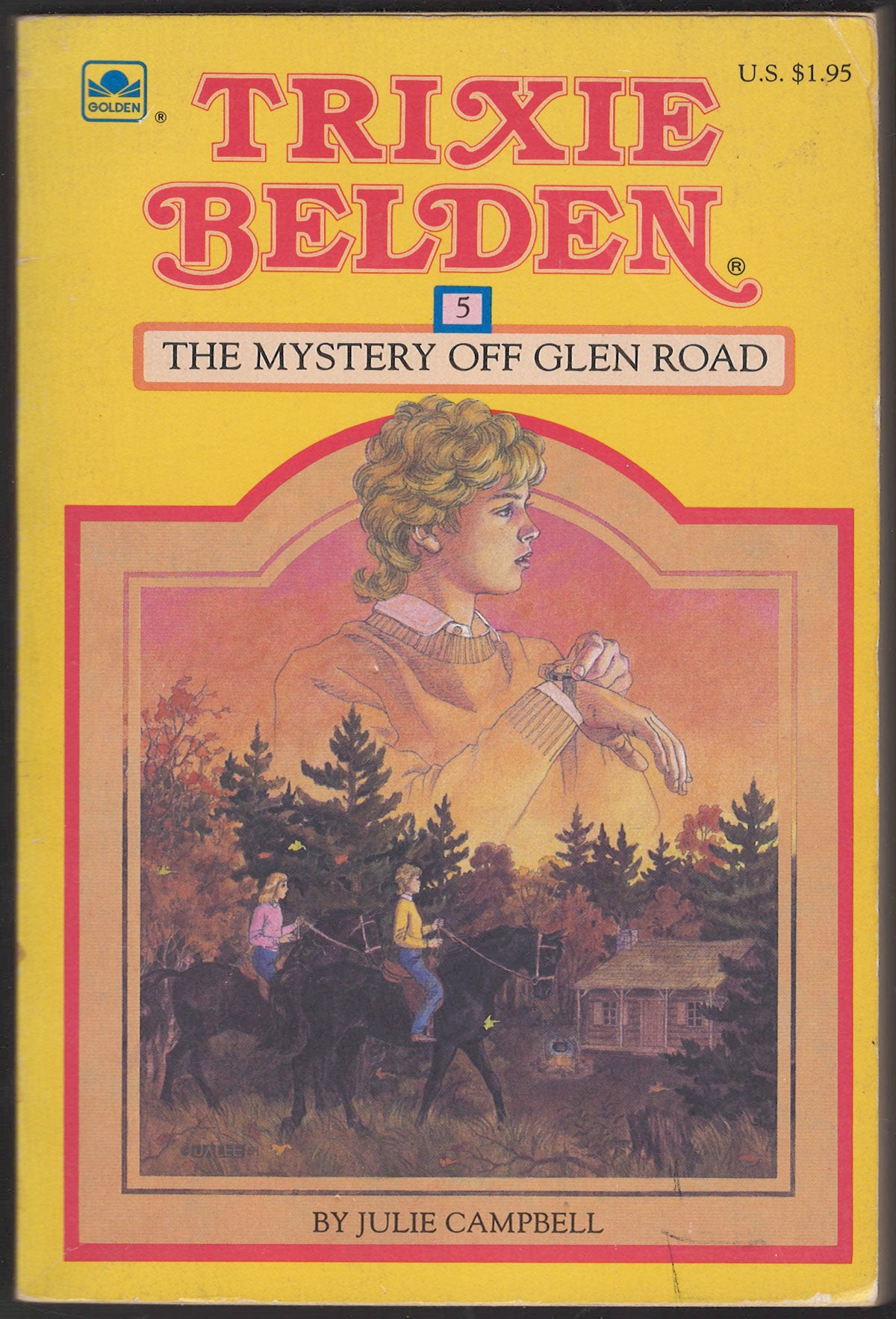 The Mystery Off Glen by Julie Campbell front cover