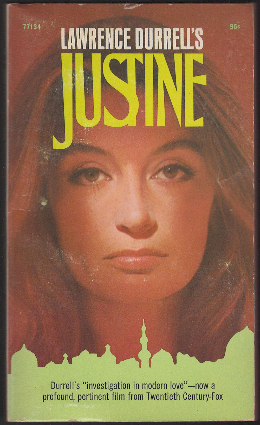 Justine by Lawrence Durrell front cover