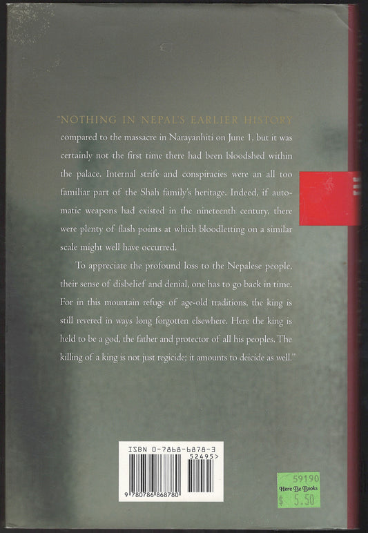 Massacre at the Palace by Jonathan Gregson back cover