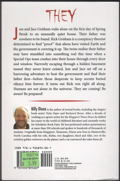 They by Billy Dixon back cover