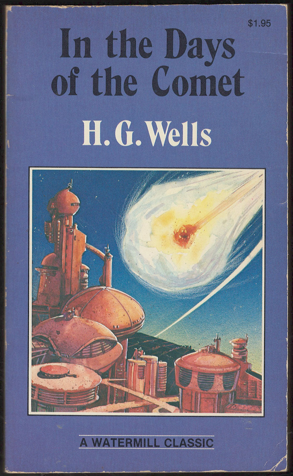 In the Days of the Comet by H.G. Wells front cover