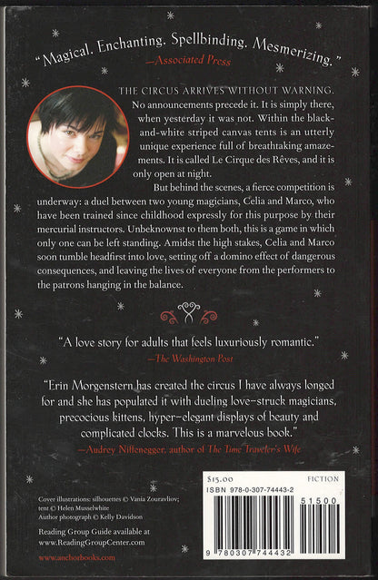 The Night Circus by Erin Morgenstern back cover