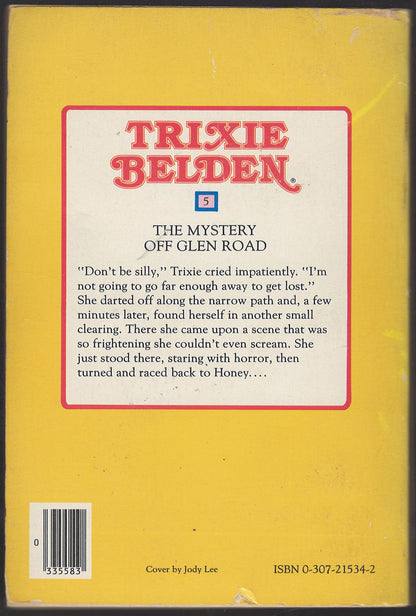 The Mystery Off Glen by Julie Campbell back cover