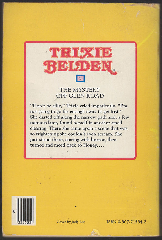The Mystery Off Glen by Julie Campbell back cover