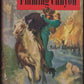 Front cover of Flaming Canyon by Walter Tomkins with a man on a horse and a woman, set against a mountainous landscape.
