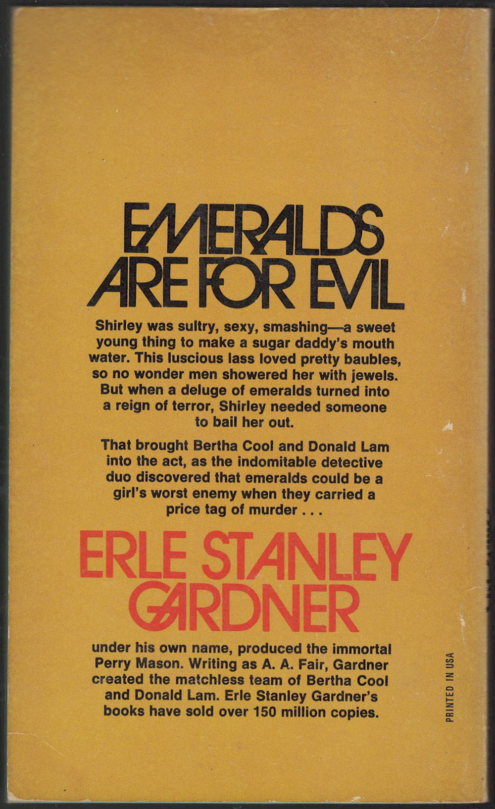 Crows Can't Count by A. A. Fair back cover