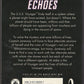Echoes by Dean Wesley Smith, Kristine Kathryn Rusch, Nina Kiriki Hoffman back cover
