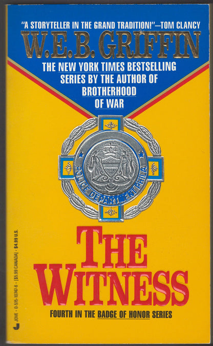 The Witness by W.E.B. Griffin front cover