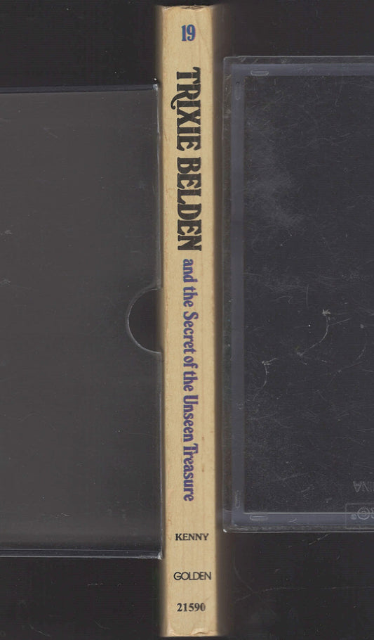 Trixie Belden and the Secret of the Unseen Treasure spine