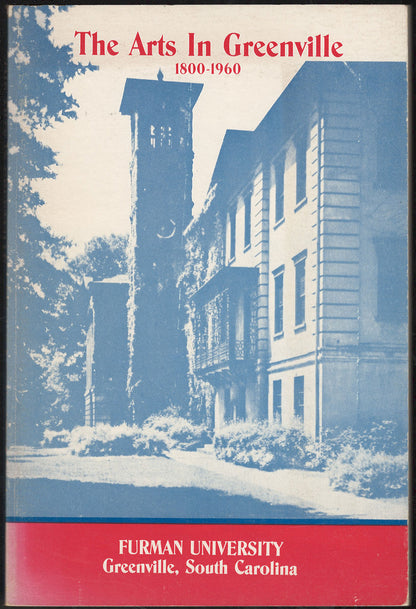 The Arts in Greenville 1800-1960 front cover