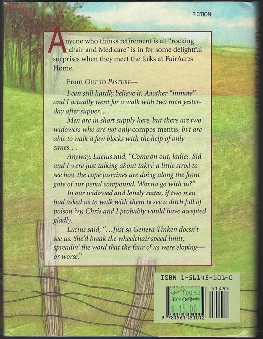 Out to Pasture (but not over the hill) by Effie Leland Wilder back cover