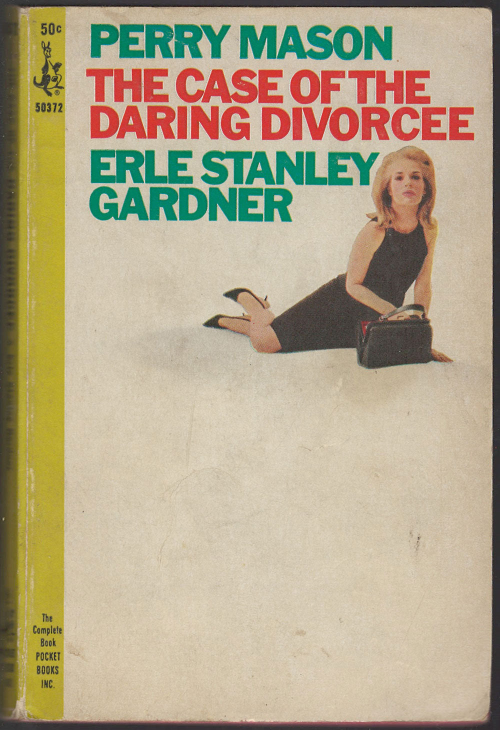 Front cover of Perry Mason: The Case of the Daring Divorcee by Erle Stanley Gardner featuring a woman in a black dress.