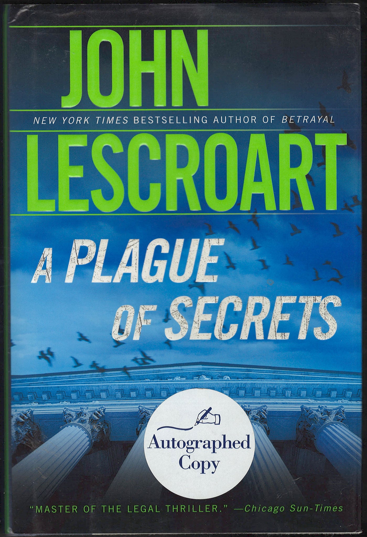 A Plague of Secrets by John Lescroart front cover