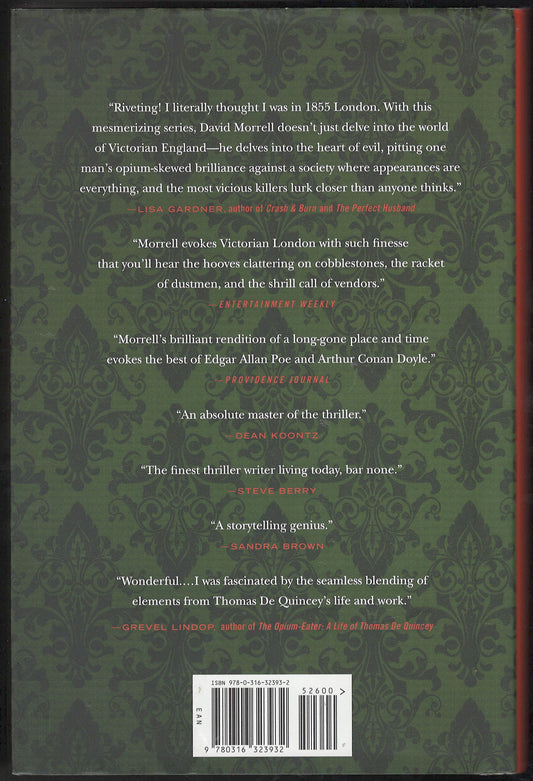 Inspector of the Dead by David Morrell back cover