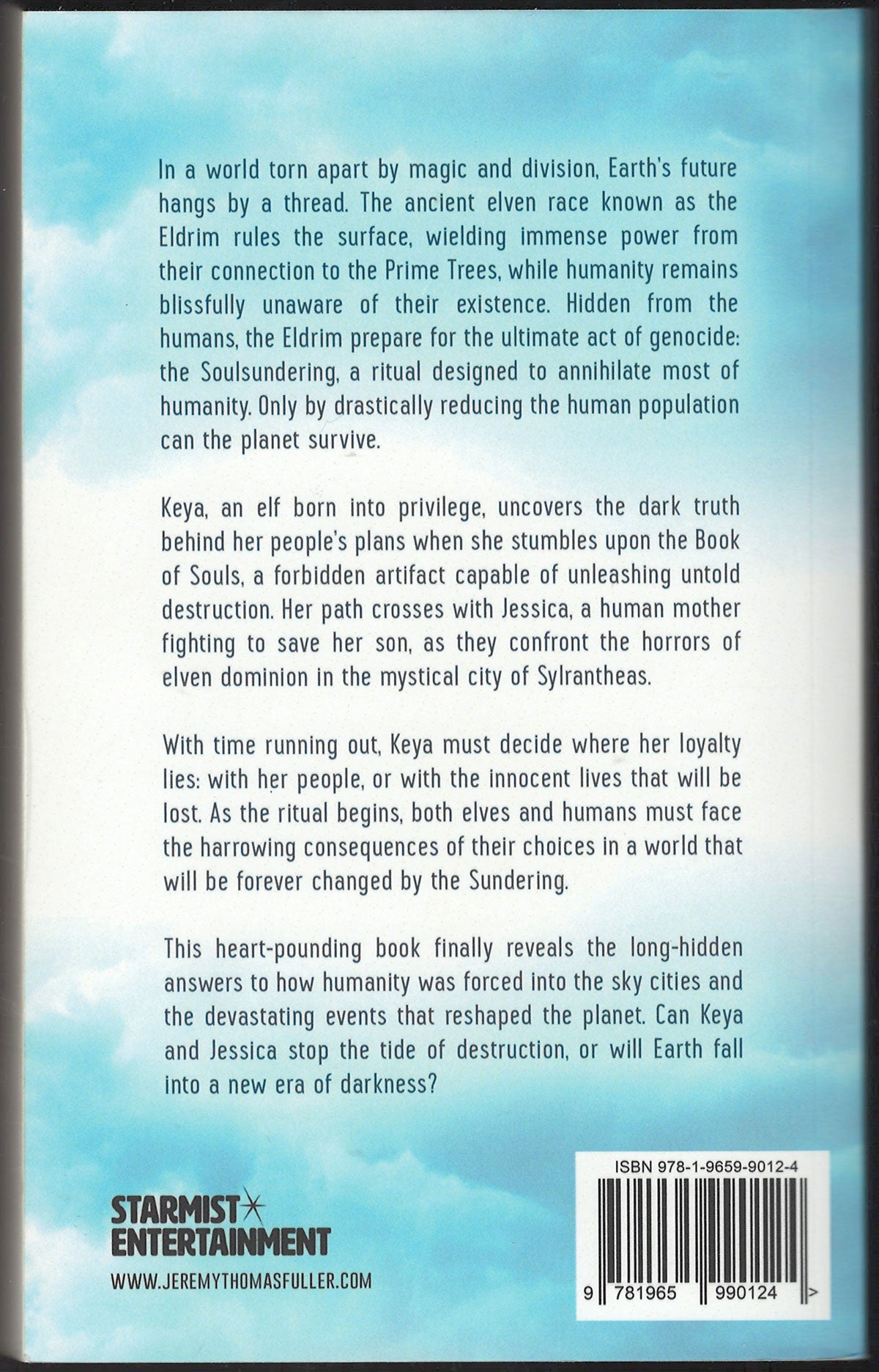The Fatal Cure by Jeremy Thomas Fuller back cover