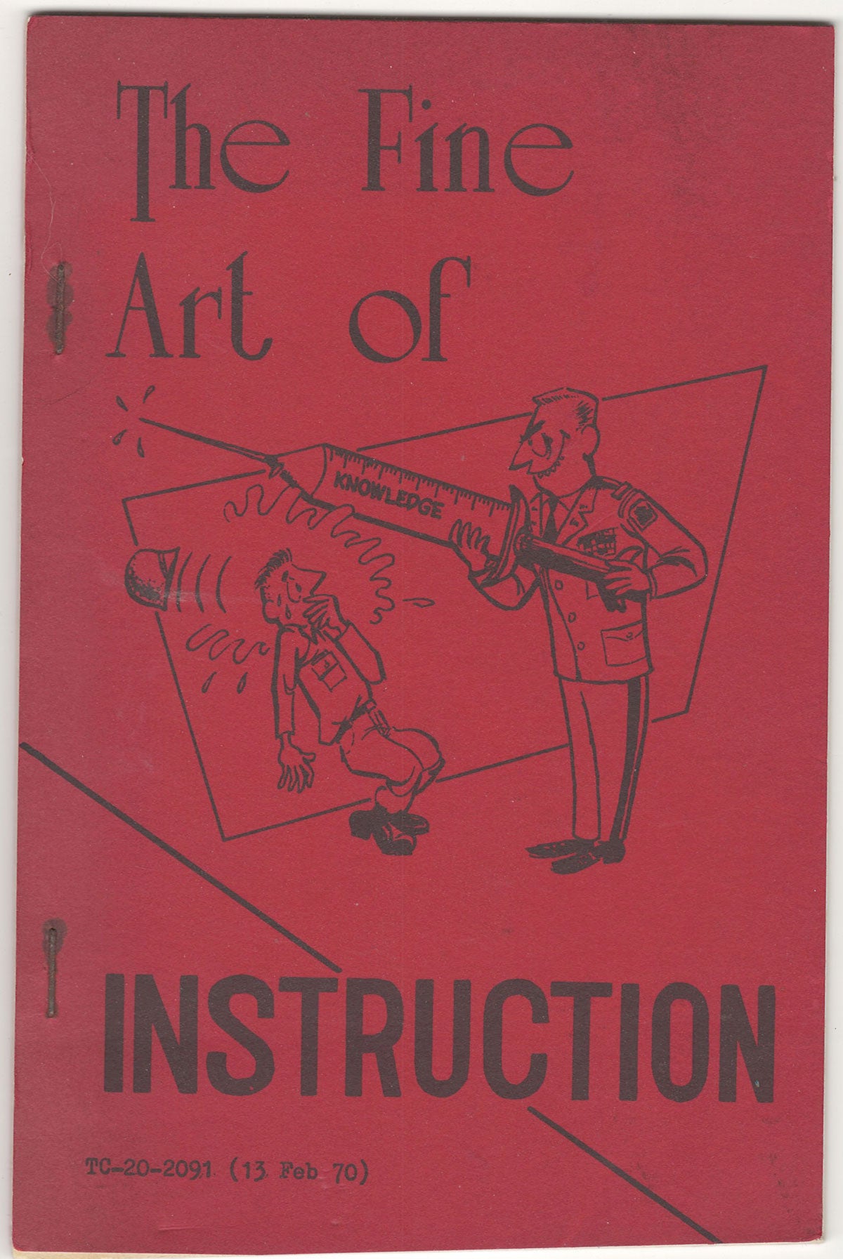 Fine Art of Instruction front cover