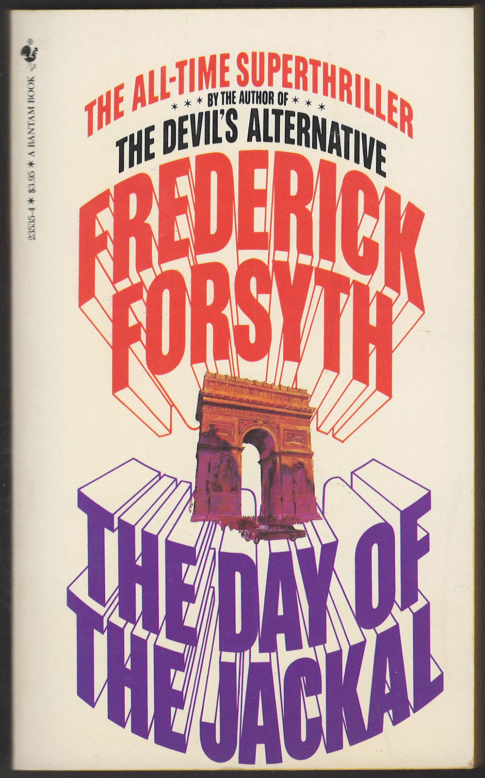 The Day of the Jackal by Frederick Forsyth front cover