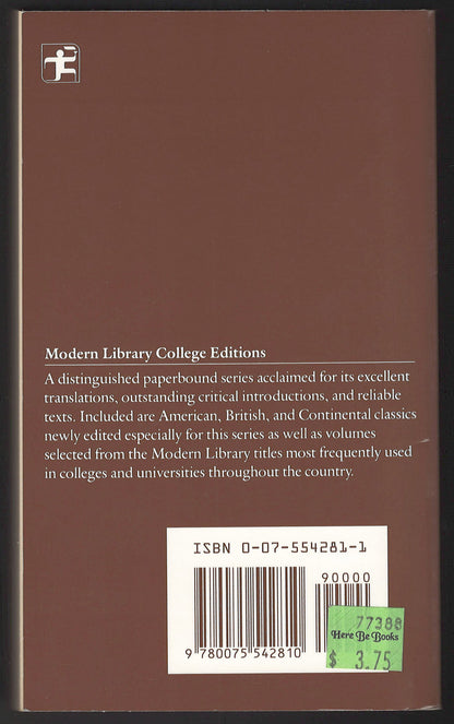 Plymouth Plantation 1620 - 1647 by William Bradford back cover