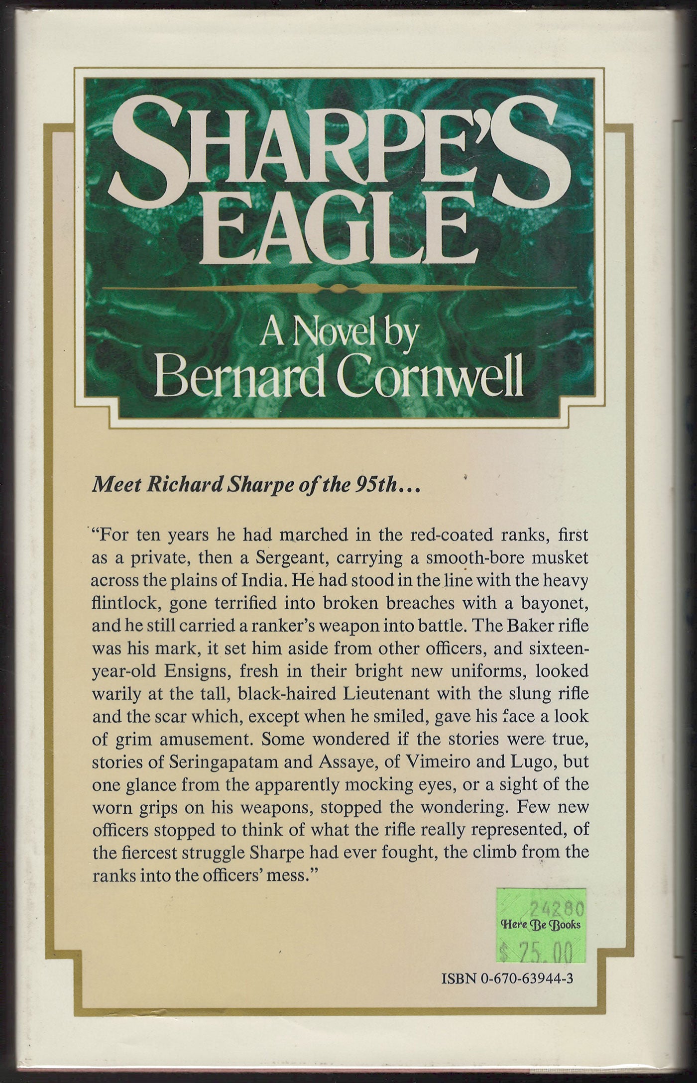 Sharpe's Eagle by Bernard Cornwell